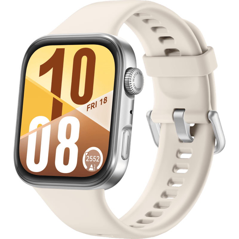 Huawei Watch Fit 4 biały front lewy obrót