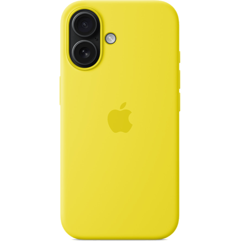 Etui iPhone 16 Silicone Case with MagSafe star fruit-żółty tył