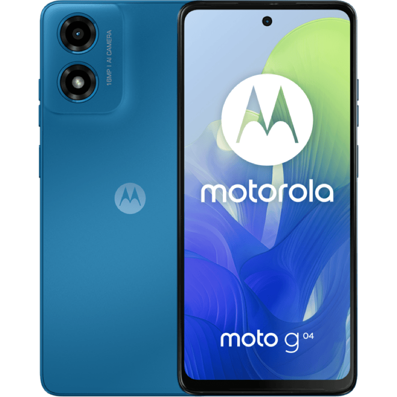 Motorola moto g04 8/128GB niebieski front
