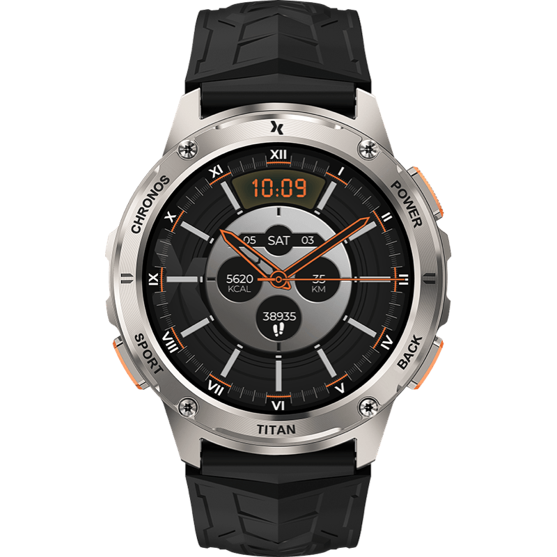 Maxcom Smartwatch FW110 Titan Chronos czarny