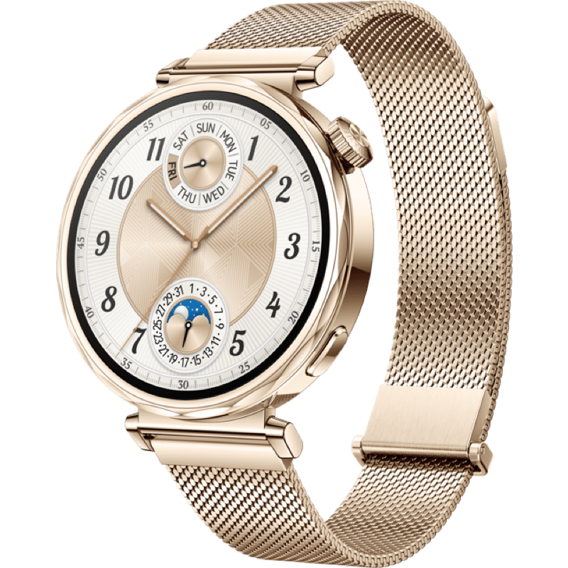 Huawei Watch GT 5 41mm Elegant złoty front lewy obrót