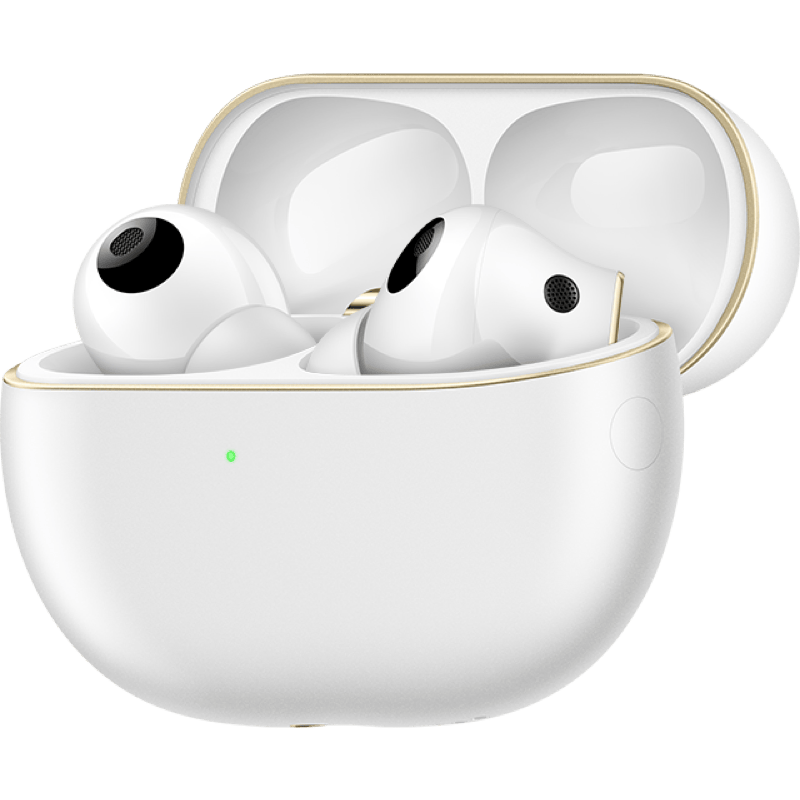 Huawei FreeBuds Pro 4 białe front lewy obrót