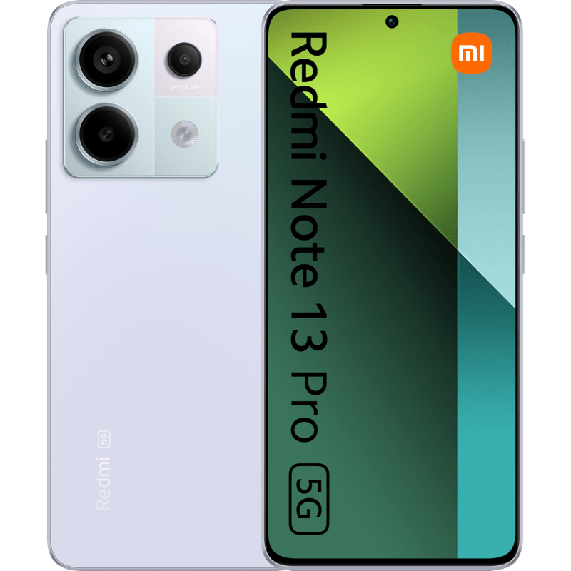 Xiaomi Redmi Note 13 Pro 5G fioletowy front i tyl