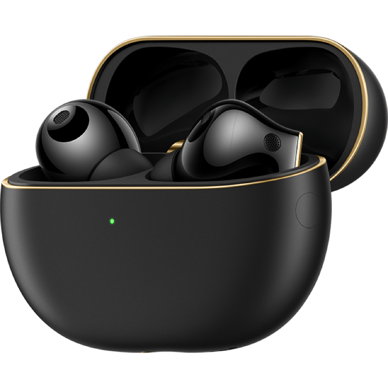 Huawei FreeBuds Pro 4 czarne front lewy obrót
