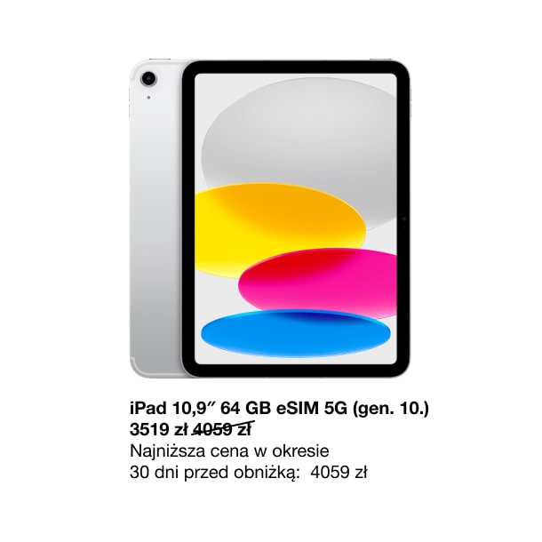 iPad 10. generacji teraz nawet o&nbsp;540&nbsp;zł taniej